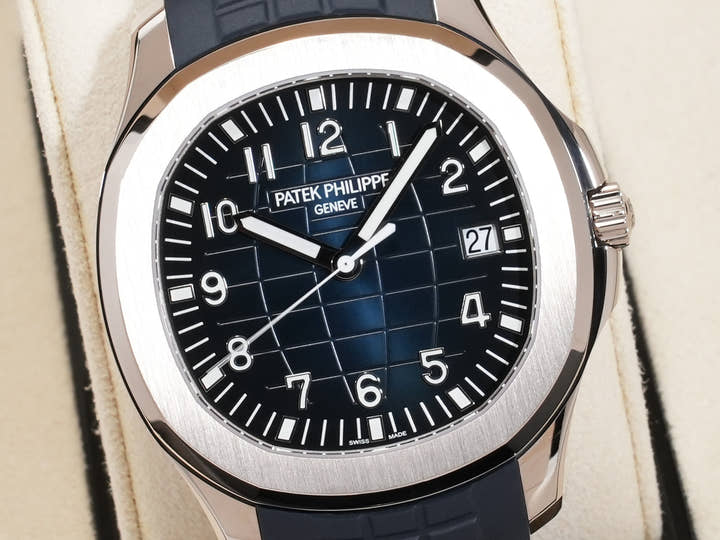パテックフィリップ アクアノート Ref.5168G-001 ホワイトゴールド ミッドナイトブルー文字盤