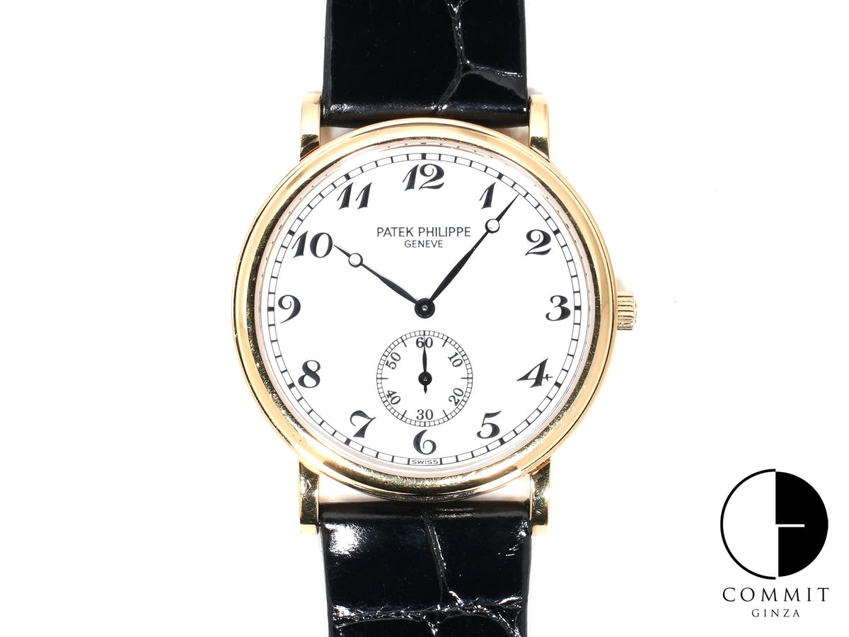 パテックフィリップ カラトラバ Ref.5022J-013 イエローゴールド ホワイト文字盤