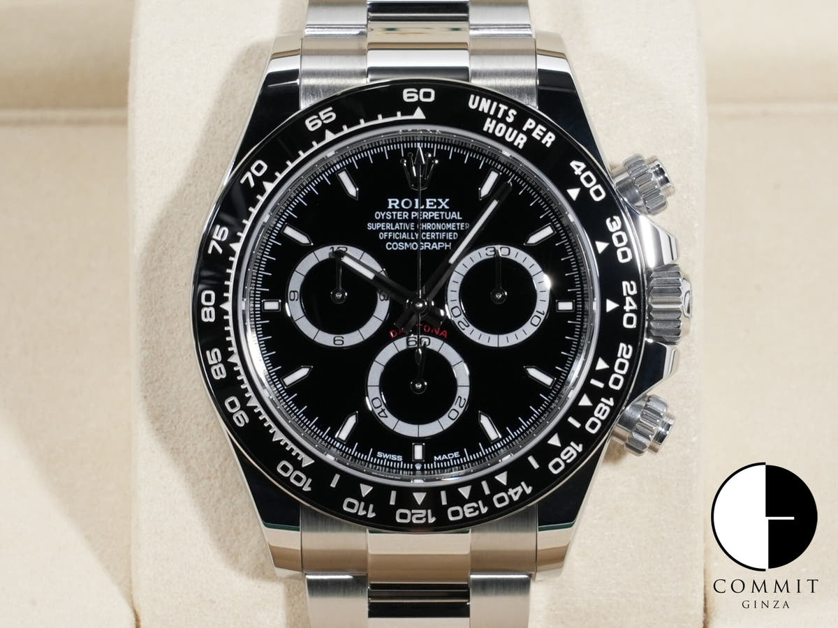 ロレックス デイトナ Ref.126500LN ステンレススチール ブラック文字盤