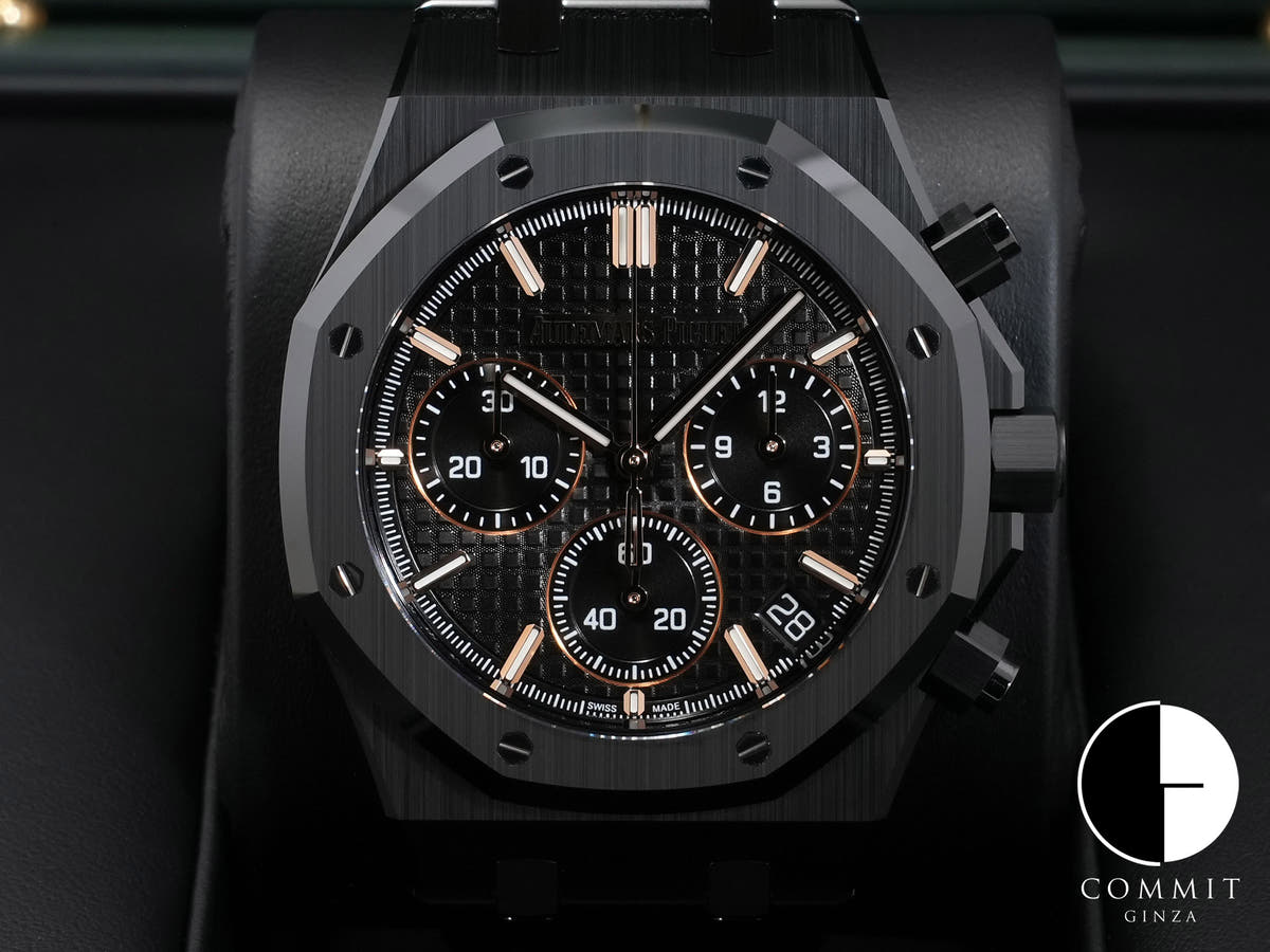 オーデマピゲ ロイヤルオーク クロノグラフ Ref.26240CE.OO.1225CE.02 ブラックセラミック ブラック文字盤