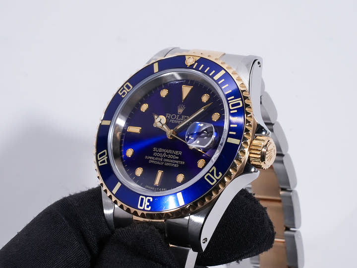 ロレックス サブマリーナー デイト Ref.16613 ステンレススチール/イエローゴールド ブルー文字盤