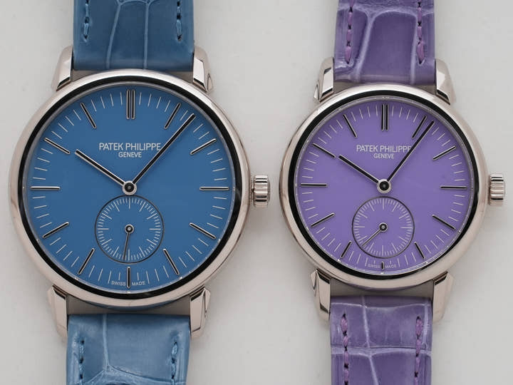パテックフィリップ カラトラバ グランド エキシビジョン 東京2023 Ref.6127G-010/7127G-010 ホワイトゴールド ラックライトブルー(スカイブルー) ライラックトーン(パープル)文字盤