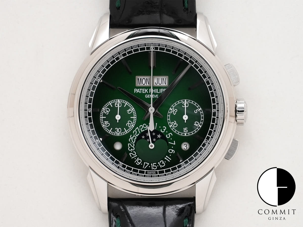 パテックフィリップ パーペチュアルカレンダー クロノグラフ Ref.5270P-014 プラチナ ラックグリーン文字盤