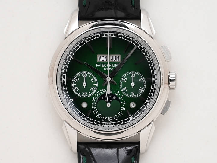 パテックフィリップ パーペチュアルカレンダー クロノグラフ Ref.5270P-014 プラチナ ラックグリーン文字盤