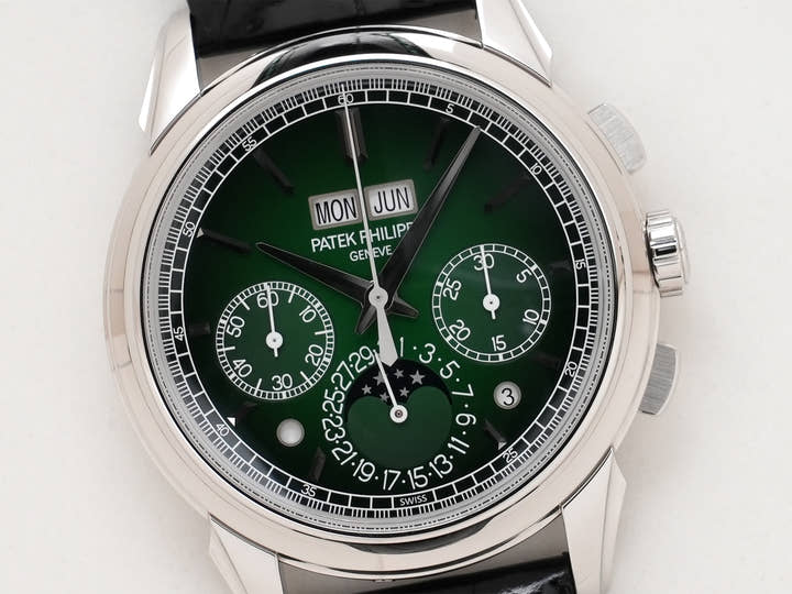 パテックフィリップ パーペチュアルカレンダー クロノグラフ Ref.5270P-014 プラチナ ラックグリーン文字盤