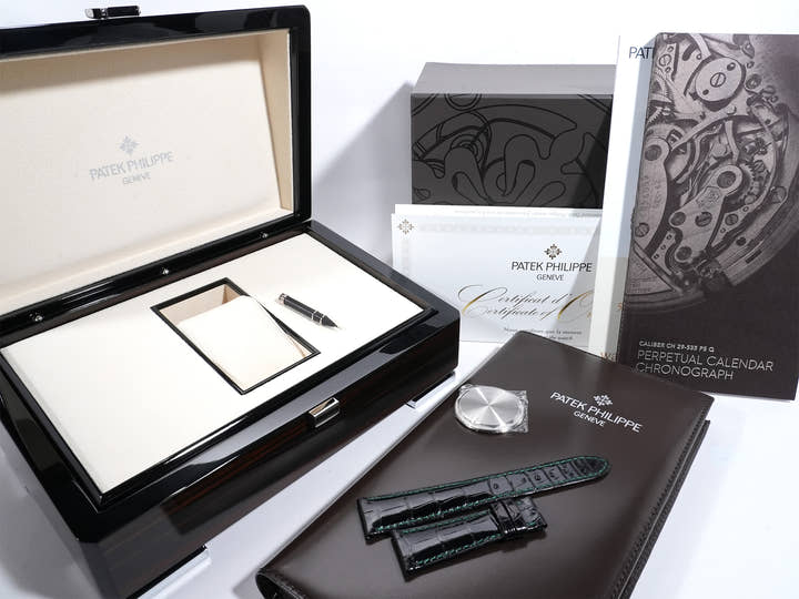 パテックフィリップ パーペチュアルカレンダー クロノグラフ Ref.5270P-014 プラチナ ラックグリーン文字盤
