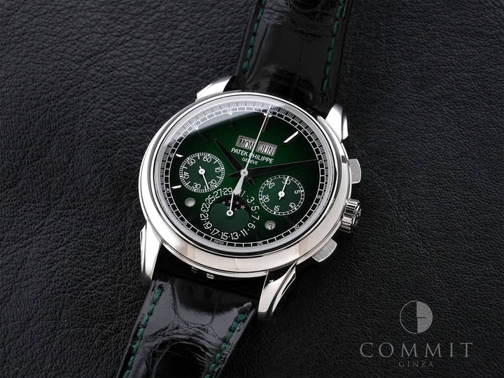 パテックフィリップ パーペチュアルカレンダー クロノグラフ Ref.5270P-014 プラチナ ラックグリーン文字盤