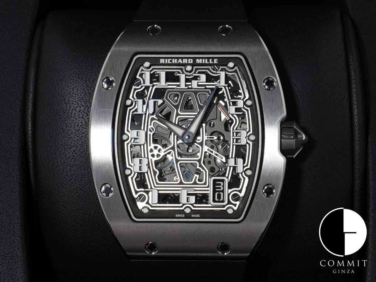 リシャールミル オートマティック Ref.RM67-01 TI スケルトン文字盤 美中古 5iwc6fvx