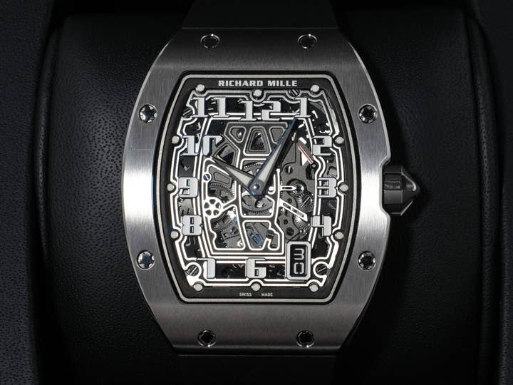 リシャールミル オートマティック Ref.RM67-01 TI スケルトン文字盤 美中古 5iwc6fvx