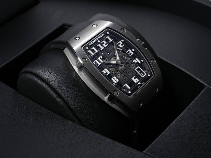 リシャールミル オートマティック Ref.RM67-01 TI スケルトン文字盤 美中古 5iwc6fvx