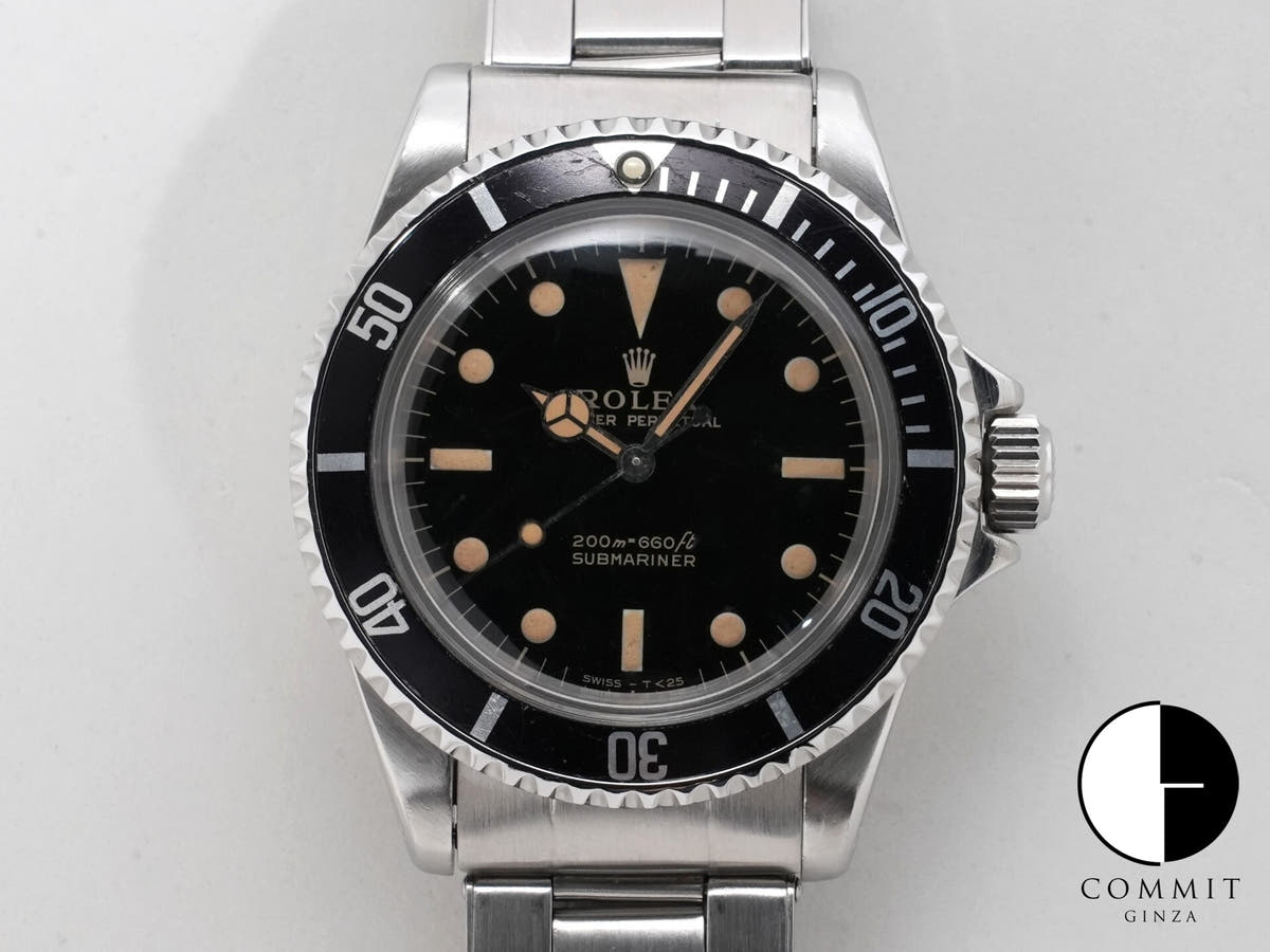 ロレックス サブマリーナー Ref.5513M ステンレススチール ブラック文字盤