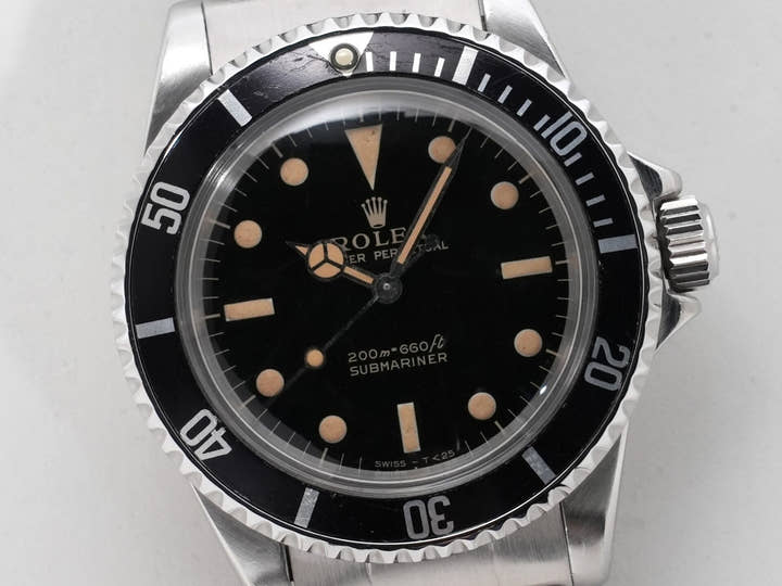 ロレックス サブマリーナー Ref.5513M ステンレススチール ブラック文字盤