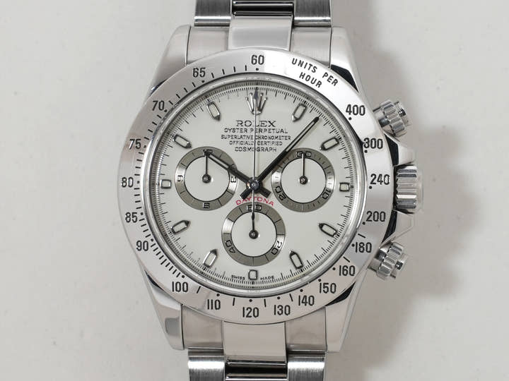Rolex Daytona Ref. 116520 Stainless Steel White Dial