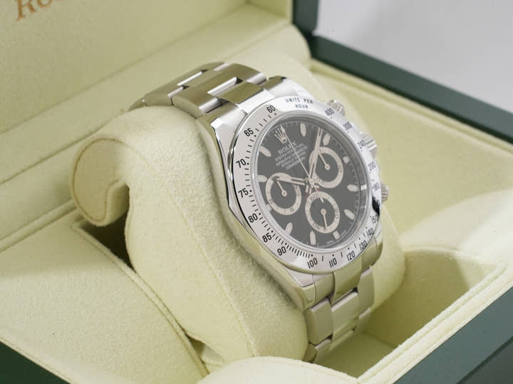 ロレックス デイトナ Ref.116520 ステンレススチール ブラック文字盤