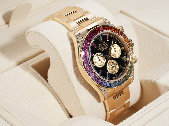 ロレックス デイトナ レインボー Ref.126598RBOW イエローゴールド ブラック文字盤