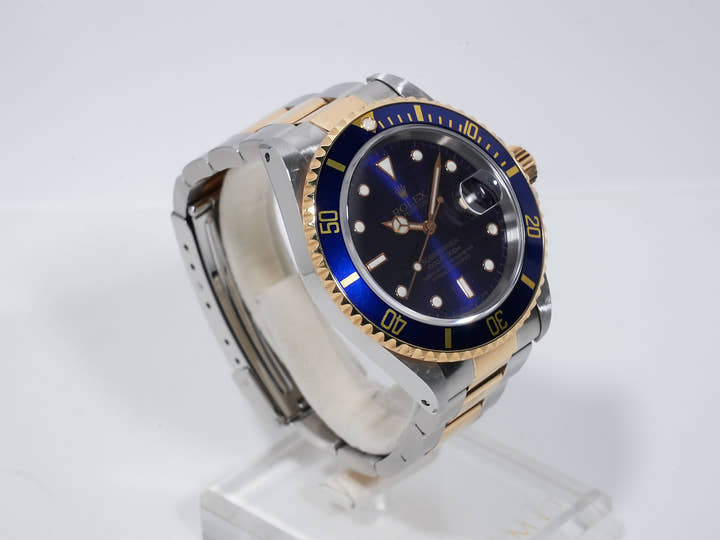 ロレックス サブマリーナー デイト Ref.16613 ステンレススチール/イエローゴールド ブルー文字盤
