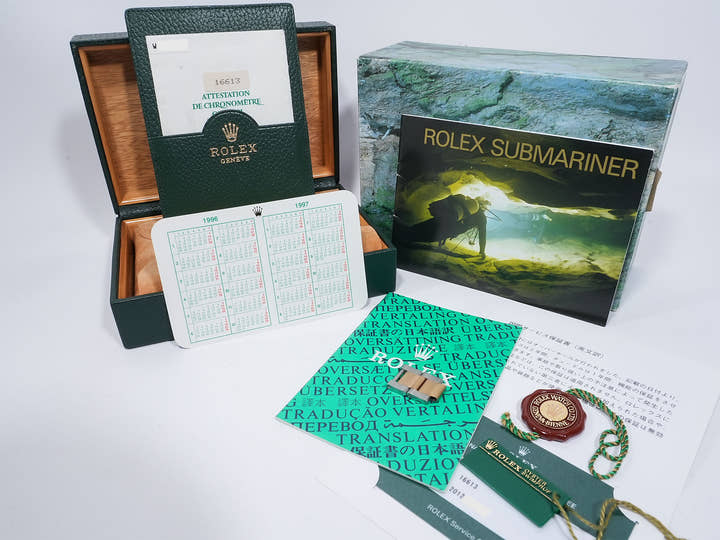 ロレックス サブマリーナー デイト Ref.16613 ステンレススチール/イエローゴールド ブルー文字盤