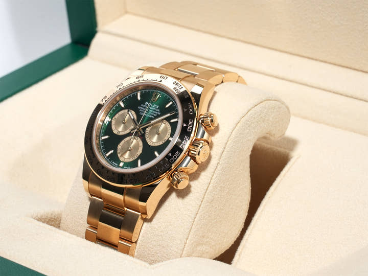 ロレックス デイトナ Ref.126508 イエローゴールド グリーン文字盤