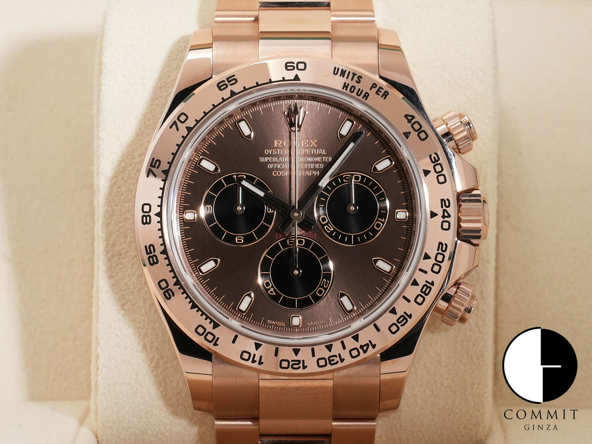 ロレックス デイトナ Ref.116505 エバーローズゴールド チョコレートxブラック文字盤 美品 tinxzwzr