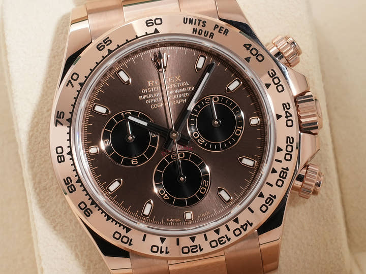 ロレックス デイトナ Ref.116505 エバーローズゴールド チョコレートxブラック文字盤 美品 tinxzwzr