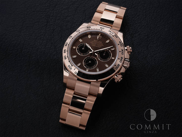 ロレックス デイトナ Ref.116505 エバーローズゴールド チョコレートxブラック文字盤 美品 tinxzwzr