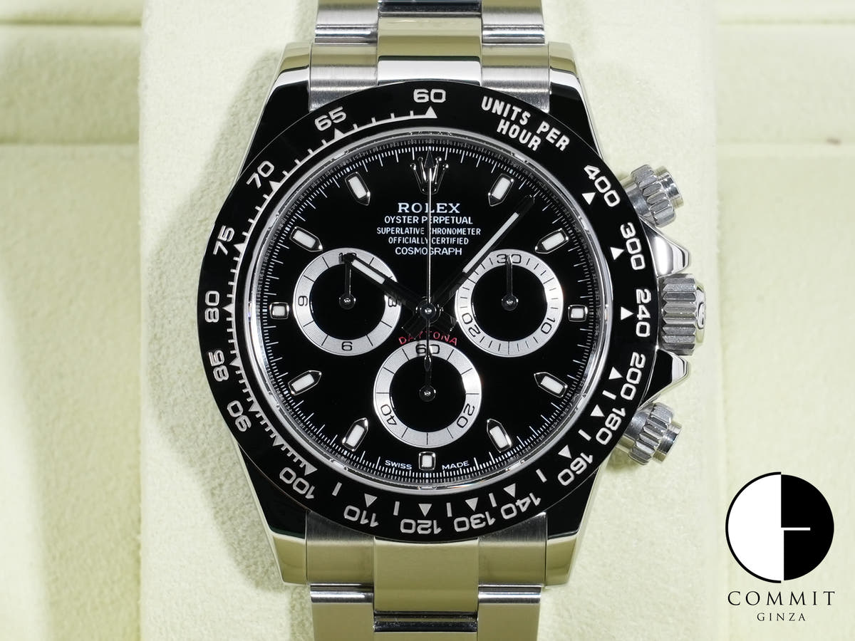 ロレックス デイトナ Ref.116500LN ステンレススチール ブラック文字盤