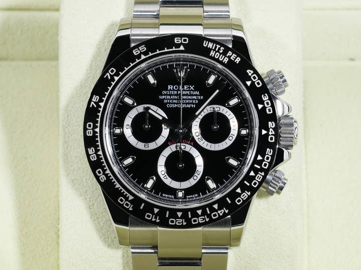 ロレックス デイトナ Ref.116500LN ステンレススチール ブラック文字盤