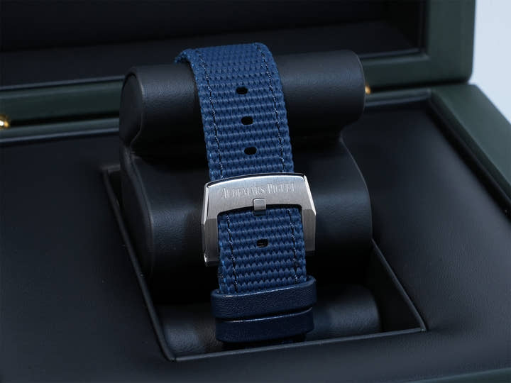 オーデマピゲ CODE 11.59 バイ オーデマ ピゲ クロノグラフ Ref.26393ST.OO.A348KB.01 ステンレススチール ナイトブルー文字盤