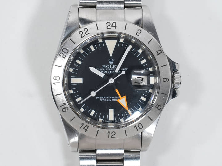 ロレックス エクスプローラーII Ref.1655 ステンレススチール ブラック文字盤