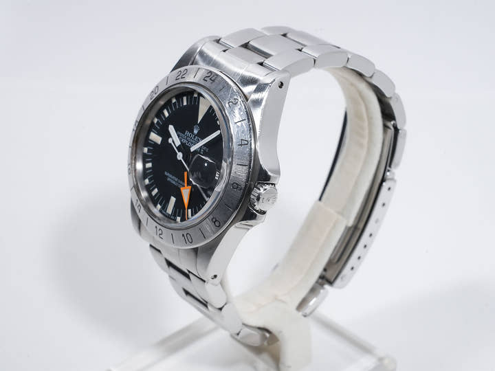 ロレックス エクスプローラーII Ref.1655 ステンレススチール ブラック文字盤
