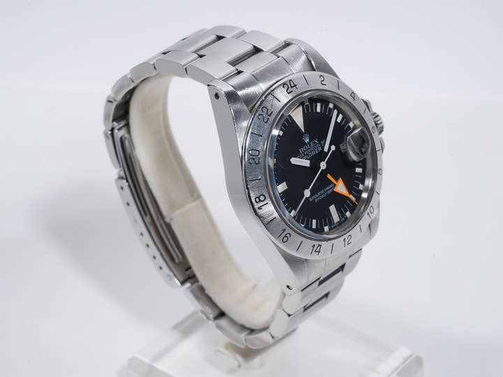ロレックス エクスプローラーII Ref.1655 ステンレススチール ブラック文字盤