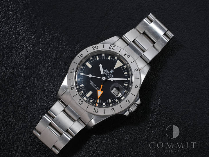 ロレックス エクスプローラーII Ref.1655 ステンレススチール ブラック文字盤