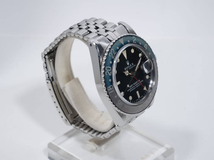 ロレックス GMTマスター Ref.1675 ステンレススチール ブラック文字盤 ジュビリーブレスレット 中古 4bvy8qg5