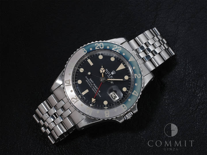 ロレックス GMTマスター Ref.1675 ステンレススチール ブラック文字盤 ジュビリーブレスレット 中古 4bvy8qg5