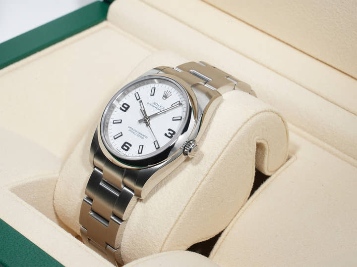 Rolex Oyster Perpetual 34 Ref. 114200 Stainless Steel White Dial