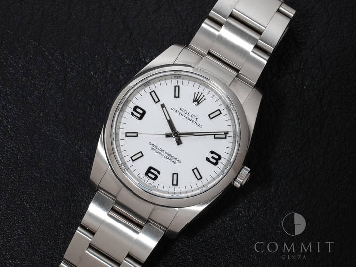 Rolex Oyster Perpetual 34 Ref. 114200 Stainless Steel White Dial