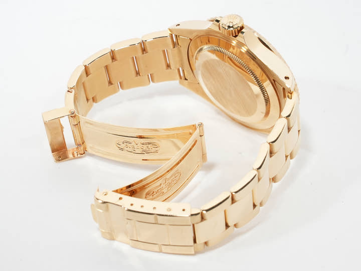 ロレックス ヨットマスター40 Ref.16628 イエローゴールド ブルー文字盤 中古 vorur9gz