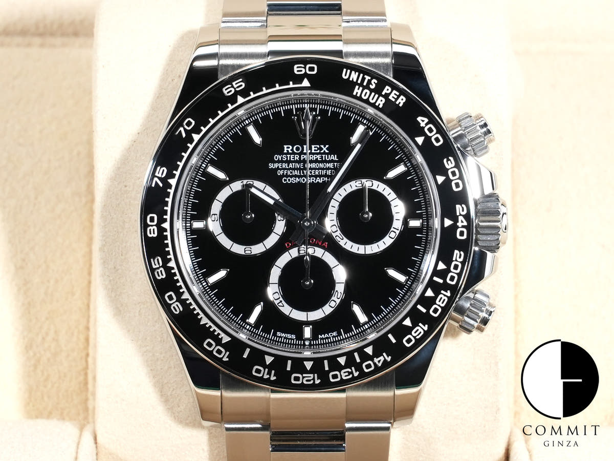 ロレックス デイトナ Ref.126500LN ステンレススチール ブラック文字盤