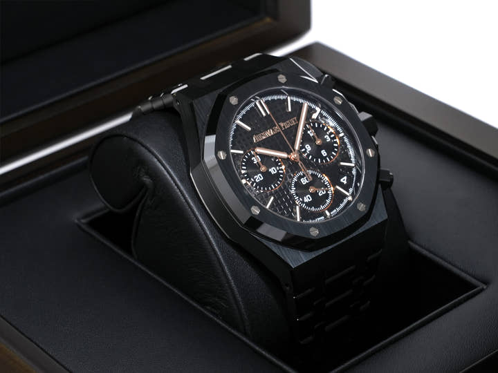 Audemars Piguet Royal Oak Chronograph Ref. 26240CE.OO.1225CE.02 Black Ceramic Black Dial