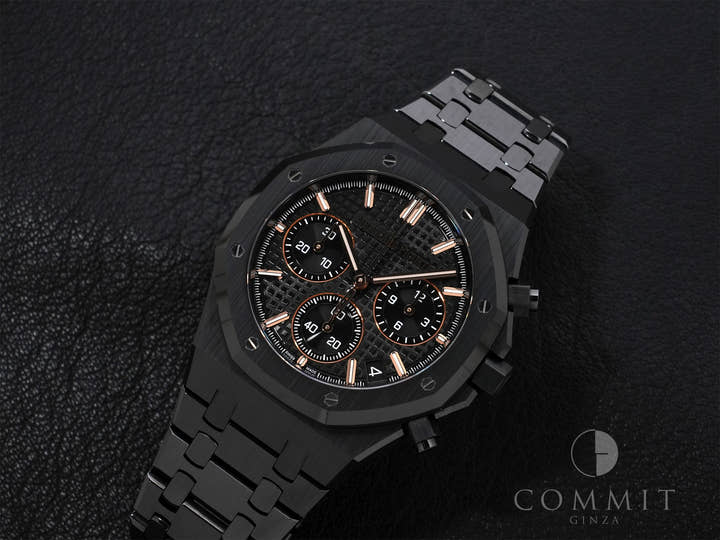 Audemars Piguet Royal Oak Chronograph Ref. 26240CE.OO.1225CE.02 Black Ceramic Black Dial