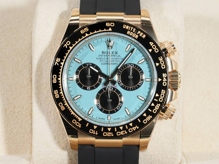 ロレックス デイトナ Ref.126518LN イエローゴールド ターコイズブルー文字盤