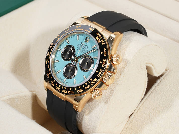 ロレックス デイトナ Ref.126518LN イエローゴールド ターコイズブルー文字盤