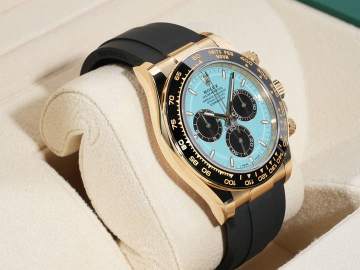 ロレックス デイトナ Ref.126518LN イエローゴールド ターコイズブルー文字盤