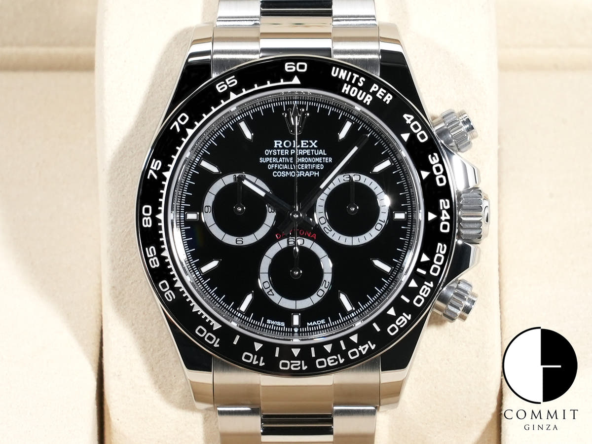 ロレックス デイトナ Ref.126500LN ステンレススチール ブラック文字盤