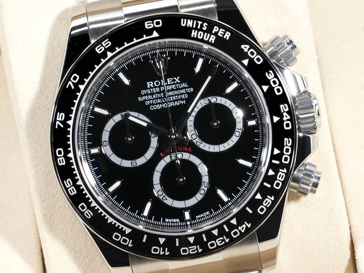 ロレックス デイトナ Ref.126500LN ステンレススチール ブラック文字盤