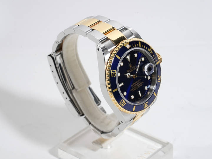 ロレックス サブマリーナー デイト Ref.16613 ステンレススチール/イエローゴールド ブルー文字盤