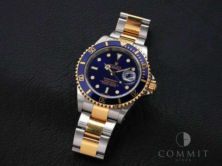 ロレックス サブマリーナー デイト Ref.16613 ステンレススチール/イエローゴールド ブルー文字盤