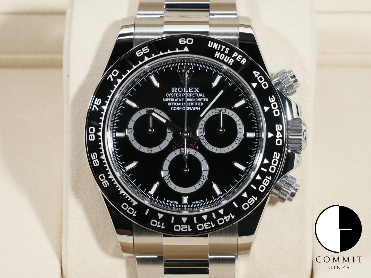 ロレックス デイトナ Ref.126500LN ステンレススチール ブラック文字盤