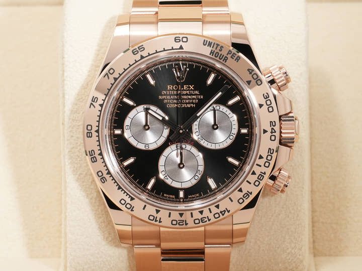 ロレックス デイトナ Ref.126505 エバーローズゴールド ブライトブラックxサンダスト文字盤