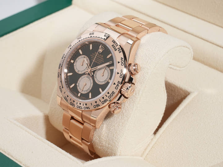 ロレックス デイトナ Ref.126505 エバーローズゴールド ブライトブラックxサンダスト文字盤